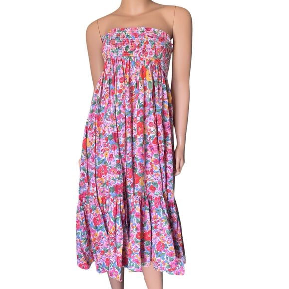 Natural Life Maxi Skirt dress floral Cottage Prairie Size Small - Picture 4 of 13